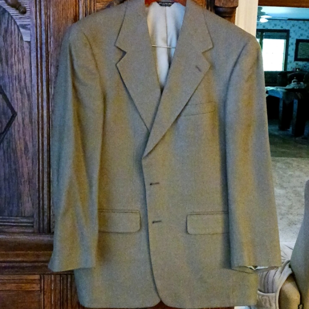 Roundtree&York 100%silk Sportscoat 40R